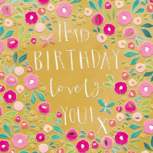 Picture of HAPPY BIRTHDAY LOVELY YOU CARD